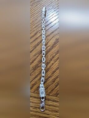 Sterling Silver Braided Link Bracelet